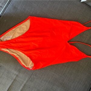Vibrant coral One-Piece Swimsuit